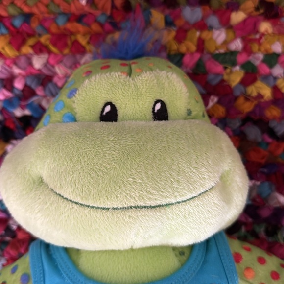 Rare Build-A-Bear Stuffed Plush with Mohawk & multi Colour Polka Dots - Picture 3 of 5